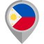 Philippines map marker